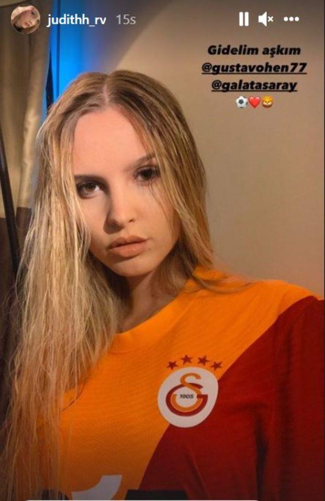 Galatasaray'ın ateşli yengesinden Türkçe paylaşım! 