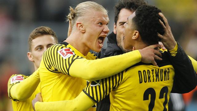 Dortmund'u Reus ve Haaland zafere uçurdu!