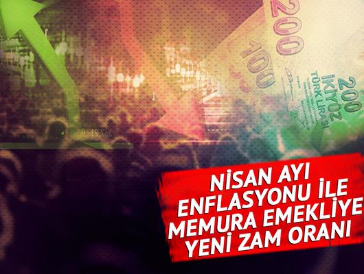 SON DAKİKA | Nisan ayı enflasyonu açıklandı: Memur ve emekli için 4 aylık zam oranı kesinleşti! İşte refah payı ile yeni zamlı maaş tablosu... 