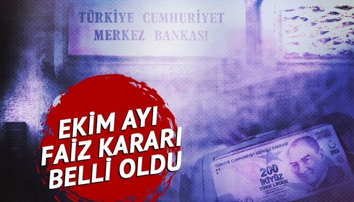 Merkez Bankası faiz kararı Ekim ayı için belli oldu