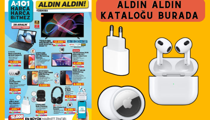 A101'e Apple ürünleri geliyor! Modadan elektroniğe onlarca ürün de uygun fiyatlarla satışta