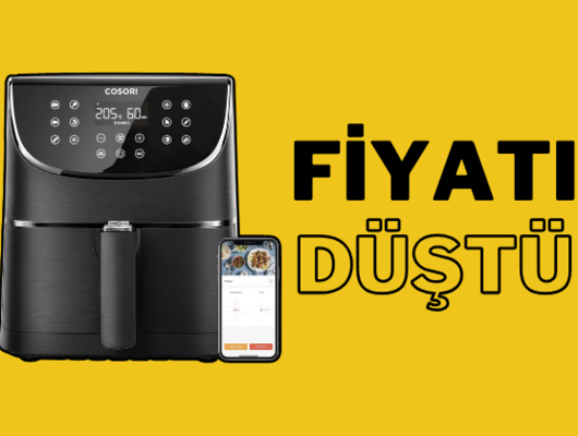 Tasarım ödüllü Cosori airfryer Günün Fırsatları kapsamında indirimde