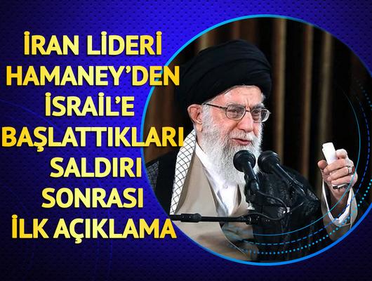 Hamaney'den İsrail'e başlattıkları saldırı sonrası ilk açıklama: 'Siyonist rejim ektiğini biçecek'