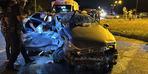 Bolu'da 2 otomobilin çarpıştığı kazada 4 kişi yaralandı