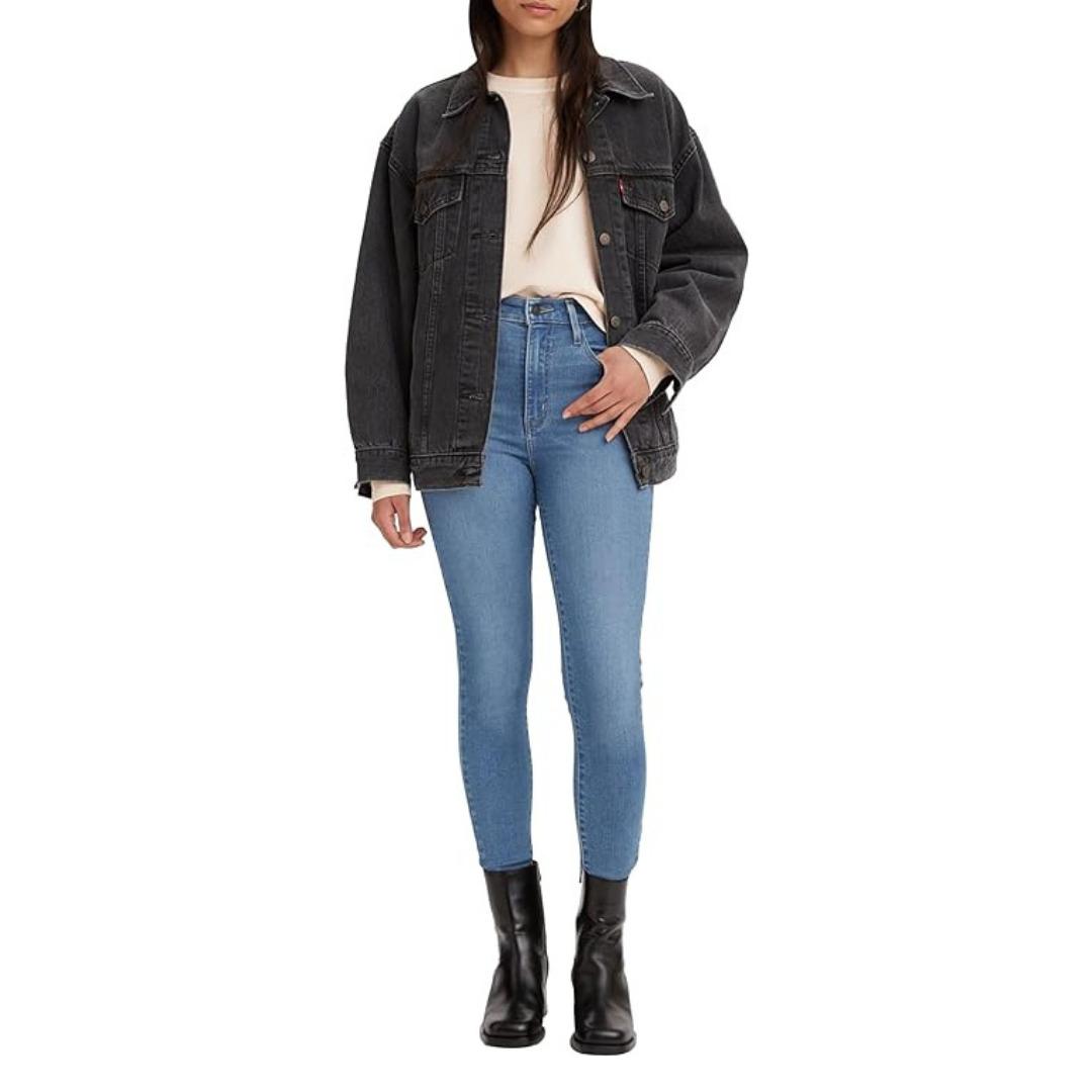 Levi's Mile High Super Skinny Z0566 Dark Indi Jean Pantolon Kadın