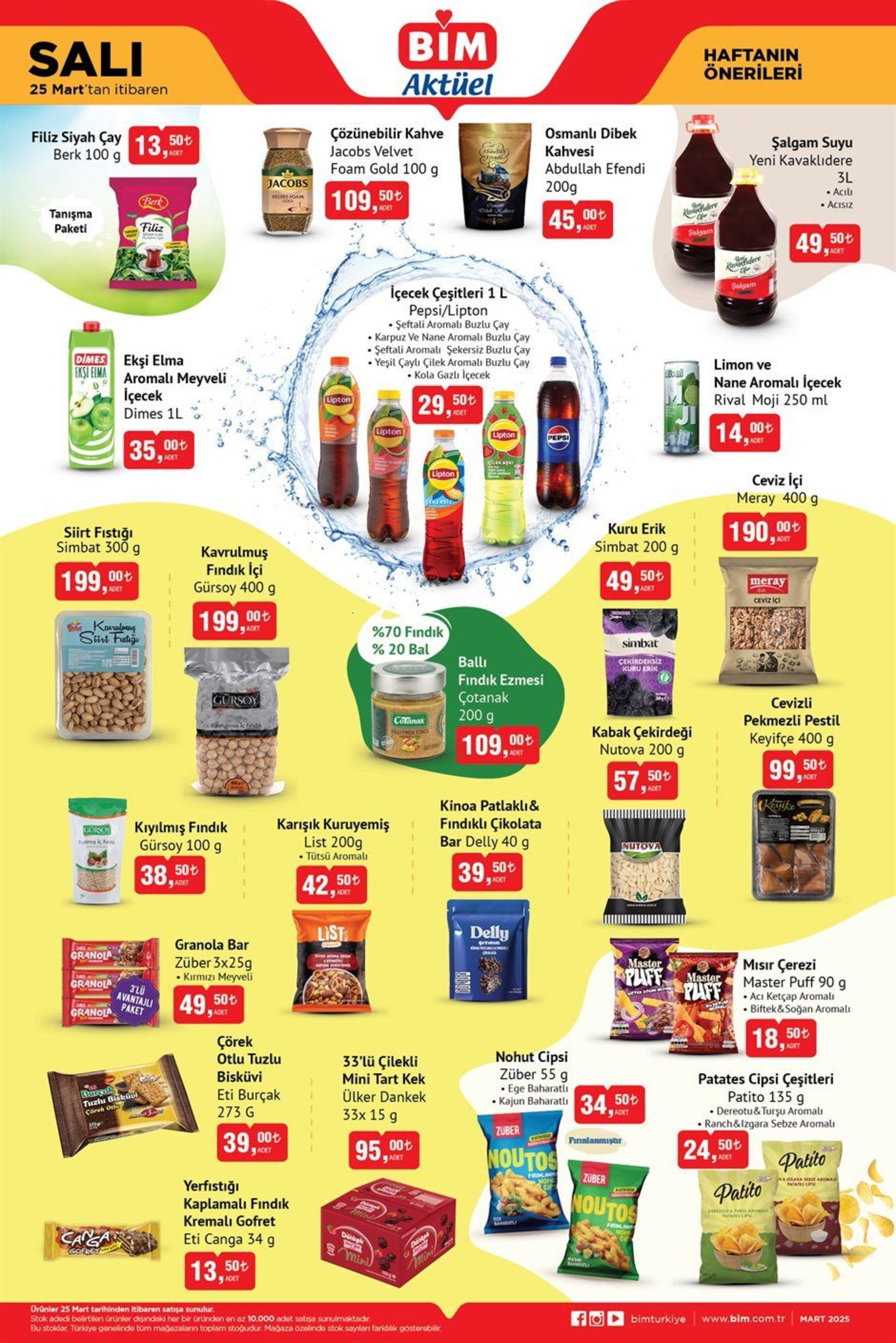 Bim 25 Mart - 01 Nisan   Broşürü
