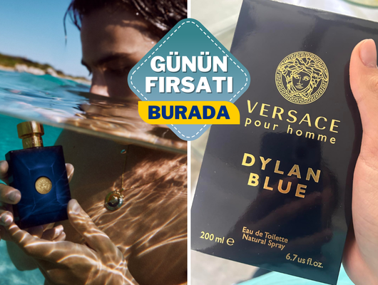 Modern ve dinamik bir koku: Versace Dylan Blue! Bugüne özel indirimde