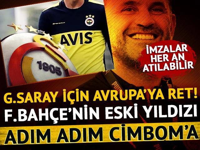 F.Bahçe'nin eski yıldızı adım adım Cimbom'a... İmza her an atılabilir!
