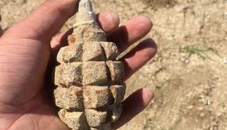 Ankara’da 104 yıllık patlamamış el bombası bulundu